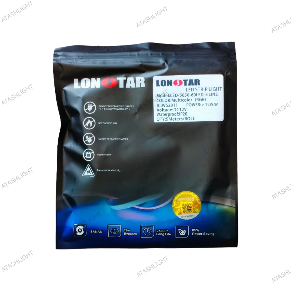 ریسه نواری فول کالر RGBIC 2811 لانستار / lonstar