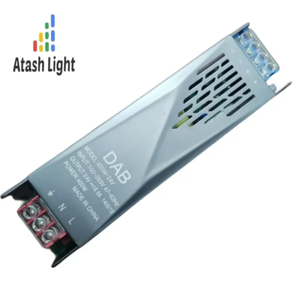 سوییچینگ اسلیم 24 ولت 16.5 آمپر 400 وات DAB-Eco
