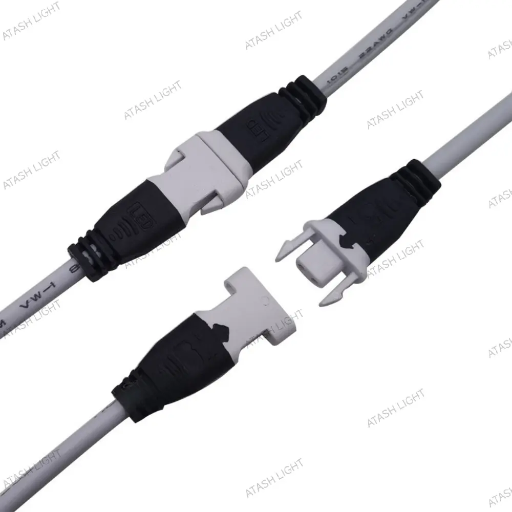 فیش آداپتوری خرچنگی قفلدار نر و ماده سیمدار 15cm