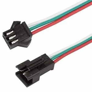 کانکتور ۳ پین ریسه LED مولتی کالر