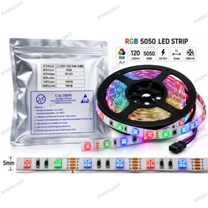 ریسه نواری RGB معمولی - تراکم 120 5 میلیمتر