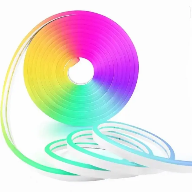 ریسه نئون فلکسی RGB فول کالر برنامه پذیر