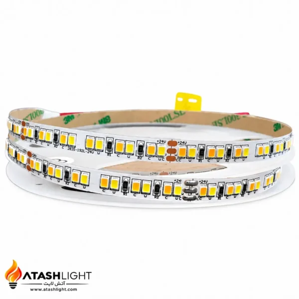 ریسه 24 ولت تراکم 192 سه حالته CCT | آفتابی، طبیعی و مهتابی