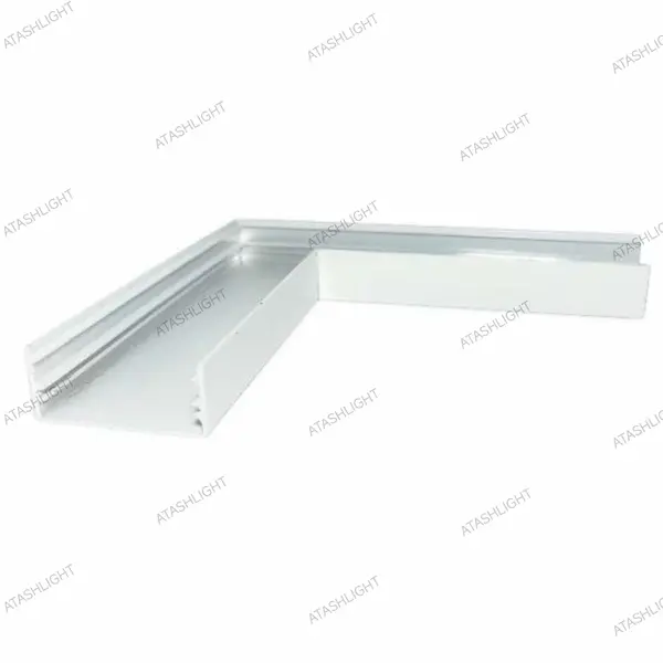 پروفیل ۹۰ درجه آلومینیومی روکار مخصوص نوار LED