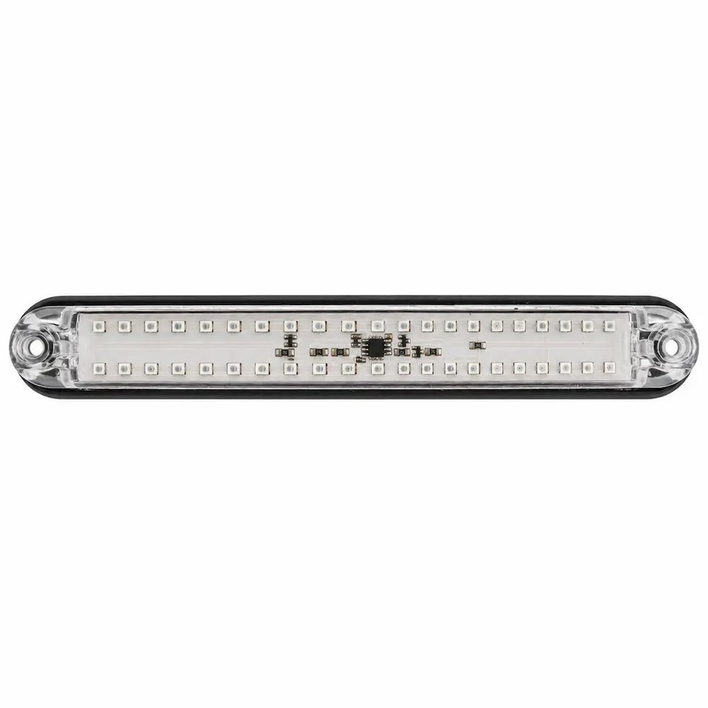 چراغ خطر و هشدار خودرو و موتور سیکلت LED دو رنگ قرمز آبی، ۴۸ چیپ LED، ضد گردوغبار و ضدآب IP67