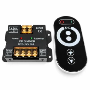 ریموت کنترلر دیمر تاچ ۳۰ آمپر 5 الی 24 ولت